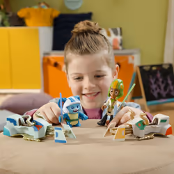 Hasbro Star Wars assortiment de figurines avec Speeder Bike, Véhicule, Young Jedi Adventures, 3 an(s), Plastique, Couleurs as ...