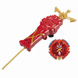 Beyblade Burst QuadStrike Xcalius Power Speed Launcher Pack, Couvercle de toupie de combat, 8 an(s)