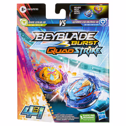 Beyblade Burst QuadStrike Ultimate Evo Valtryek And Divine Couvercle de toupie de combat