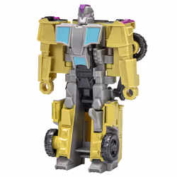 Transformers EarthSpark 1-Step Flip Changer Swindle, 6 an(s), Plastique, Gris, Jaune