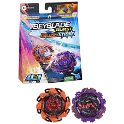 Beyblade Burst QuadStrike Chain Poseidon P8 & Ambush Nyddhog N8 Dual Pack Couvercle de toupie de combat