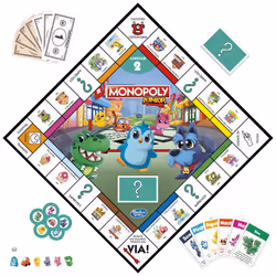 Monopoly Junior, Jeu de société, Simulation économique, 4 an(s)