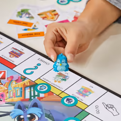 Monopoly Junior 2-in-1 Jeu de société Simulation économique