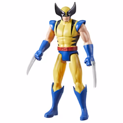 Marvel X-Men Marvel Titan Hero Series X-Men Figurine Wolverine, 4 an(s), Noir, Bleu, Rouge, Argent, Jaune, Plastique