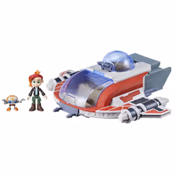 Star Wars The Crimson Firehawk, vaisseau de 43 cm avec 2 figurines, jouets pour enfants, Navette spatiale, Young Jedi Adventu ...