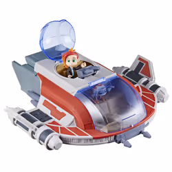 Star Wars The Crimson Firehawk, vaisseau de 43 cm avec 2 figurines, jouets pour enfants