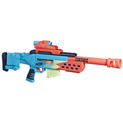 Nerf Fortnite Storm Scout, blaster avec viseur , chargeur à 6 fléchettes, 6 fléchettes Elite, mécanisme à verrou