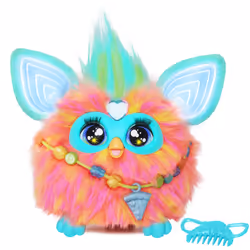 Furby corail peluche interactive, Personnage de dessin animé, 6 an(s), Interactif, Sonore, AA