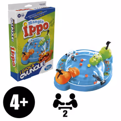 Hasbro Gaming Hungry Hungry Hippos Grab & Go Jeu de société Motricité fine (dextérité)