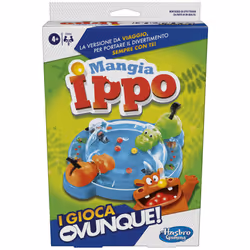 Hasbro Gaming Hungry Hungry Hippos Grab & Go Jeu de société Motricité fine (dextérité) - Vue supplémentaire 6