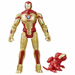 Marvel Mech Strike Mechasaurs Iron Man, 4 an(s), Multicolore