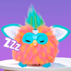 Furby corail peluche interactive