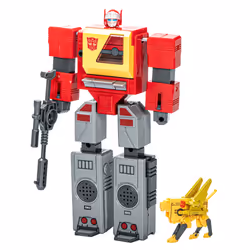 Transformers Autobot Blaster & Steeljaw, 8 an(s), Plastique, Gris, Rouge, Jaune