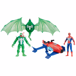 Marvel Spider-Man , Epic Hero Series Web Splashers, coffret figurine avec véhicule, Véhicule figurine, 4 an(s), Couleurs asso ...