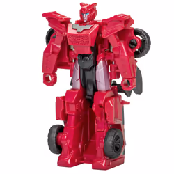 Transformers Earthspark 1 Step Flip Elita-1, 6 an(s), Plastique, Noir, Rouge