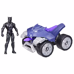 Marvel Avengers Epic Hero Series Black Panther VTT Coup de griffes, Quad, 4 an(s), Plastique, Noir, Violet, Argent