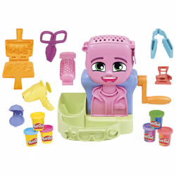 Play-Doh Salon de coiffure, Kit de loisirs créatifs pour enfants, 3 an(s), Non toxique, Multicolore