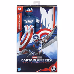 Hasbro Marvel Studios Captain America Brave New World Titan Hero Series Captain America Deluxe - Vue supplémentaire 4