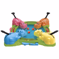 Hasbro Gaming Hungry Hungry Hippos, Jeu de société, Fête, 4 an(s), Jeu familial
