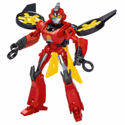 Transformers Earthspark Warrior Class Twitch, 6 an(s), Plastique, Noir, Rouge, Jaune