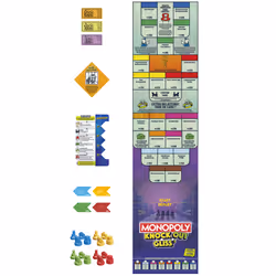 Monopoly Knockout 20 min Jeu de société Simulation économique