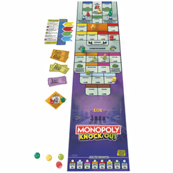 Monopoly Knockout 20 min Jeu de société Simulation économique