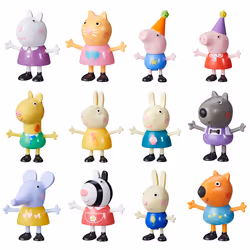 Peppa Pig Peppas Party Friends, 3 an(s), Couleurs assorties