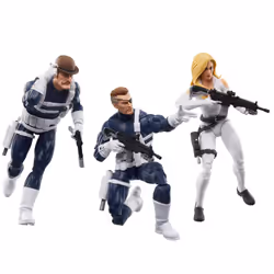 Marvel Legends Series S.H.I.E.L.D. 3-Pack Figures, 4 an(s), Multicolore