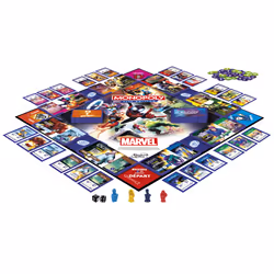 Hasbro Monopoly Flip Edition : Marvel, Jeu de société, 8 an(s), Jeu familial