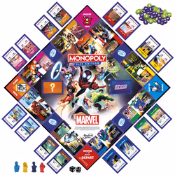 Hasbro Monopoly Flip Edition : Marvel