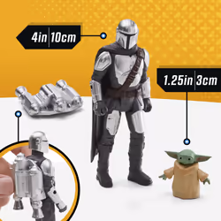 Star Wars Epic Hero Series The Mandalorian's N-1 Starfighter - Vue supplémentaire 13