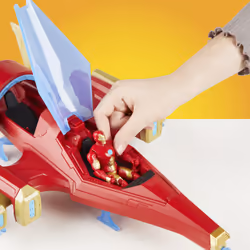 Marvel Avengers Epic Hero Series Iron Man Repulsor Blast Battle Jet - Vue supplémentaire 16