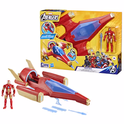 Marvel Avengers Epic Hero Series Iron Man Repulsor Blast Battle Jet