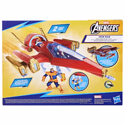 Marvel Avengers Epic Hero Series Iron Man Repulsor Blast Battle Jet - Vue supplémentaire 5