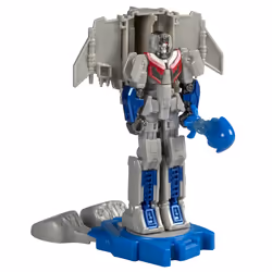 Transformers Robot Battlers Starscream, 6 an(s), Plastique, Bleu, Gris, Rouge