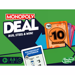 Monopoly Deal, Jeu de société, Simulation économique, 8 an(s), 5 min