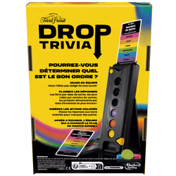 Hasbro Gaming Drop Trivia 15 min Jeu de société Fête