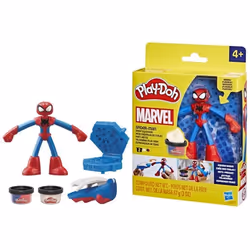 Play-Doh Marvel Spider-Man Thwip Squisher, Action/Aventure, 4 an(s), Multicolore