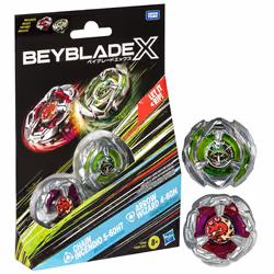 Beyblade X Chain Incendio 5-60HT & Arrow Wizard 4-60N, Couvercle de toupie de combat, 8 an(s)