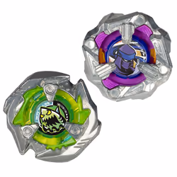 Beyblade X Dual Pack Knife Shinobi 4-80HN et Keel Shark 3-80F, Yo-yo, 8 an(s)