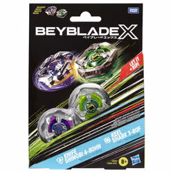 Beyblade X Dual Pack Knife Shinobi 4-80HN et Keel Shark 3-80F