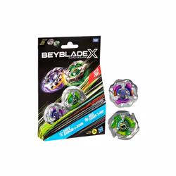 Présentation du Produit Le Jeu de plein air Beyblade X Dual Pack Modèle aléatoire est un ensemble de deux toupies aléatoires ...