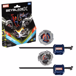 Beyblade X Marvel Collab Spider-Man 3-60F vs. Venom 3-80N, Yo-yo, 8 an(s)