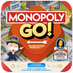 Monopoly GO!, Jeu de société, Simulation économique, 8 an(s), 15 min, Jeu familial