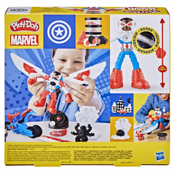 Play-Doh Marvel Captain America Moto tranchante - Vue supplémentaire 4