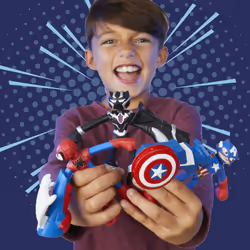 Play-Doh Marvel Captain America Moto tranchante - Vue supplémentaire 7