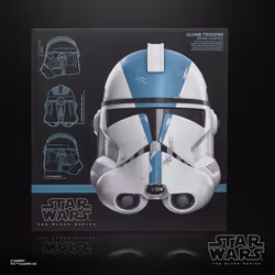 Star Wars The Black Series Clone Trooper (501st Legion) Electronic Helmet - Vue supplémentaire 8