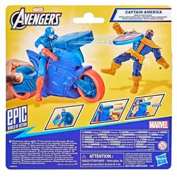 Marvel Avengers Epic World of Action Captain America Shield-Shot Cycle