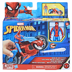 Hasbro Marvel Spider-Man Epic World of Action Arachno-moto lance-toile - Vue supplémentaire 5