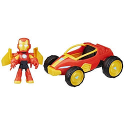 Figurine Iron Man et véhicule Bolide Iron Man Marvel Iron Man and his Awesome Friends dès 3 ans